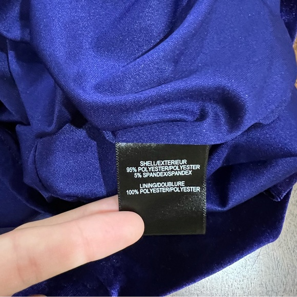 ONE33 Social The Maria Puff-Shoulder Cutout Velvet Mini Dress Size 8 - Picture 7 of 10